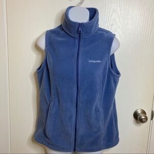 Columbia fleece full zip vest Size S
